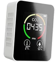 Air Analyzer Co2 Temp Humidity Greenhouse Co2 Meter Temperature Humidity Measuring Meter for Scientific Planting