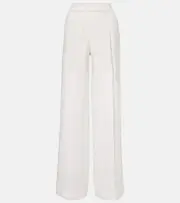 [Brunello Cucinelli] Brunello Cucinelli Linen wide-leg pants AU 18 white