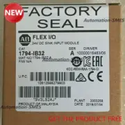 New Factory Sealed Allen Bradley 1794-IB32 FLEX I/O SER A Input Module 1794-IB32