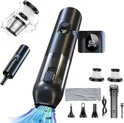 Blusonno Car Vacuum Cleaner with 14000Pa Portable Cordless Handheld Vacuum, 4-in-1, Car/Home/Office, Type-C Charging, HD Digital Display, Small Hand Held Vacuum Convenient (Black)