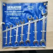 Senator Quality Tooling Open Ended Spanner Set 17 Piece 6-19mm ASME B107.9M Set