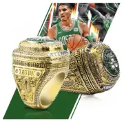 Boston Celtics 2024 Jayson Tatum Championship Ring Inc Wooden Championship Box