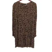 BP NORDSTROM NWT Dress Leopard Animal Print Keyhole Back Sz S