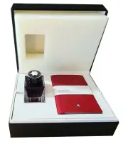 MONTBLANC RARE SET RED INK 50 ml & #147 RED NOTEBOOK BOXED NEW 117597 GERMANY