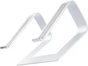 KOMBIUDA 1Pc Aluminum Laptop Stand with Slip Base Ventilated Notebook Holder for Enhanced Heat Dissipation Lightweight and Durable for Office Use and Travel