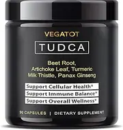 VEGATOT TUDCA (Tauroursodeoxycholic Acid) 6,100mg/Serving - *USA Made and Tested* Liver Support with Beet Root L-Arginine Milk Thistle Artichoke - Bile Flow Support Clean & Detox Formula