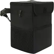 Foldable Car Trash Can - Reusable Traveling Auto Garbage Container,Multifunctional Portable Rubbish Bin Leakproof Convenient Storage for Road Trips