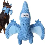 Plush Squeaky Dog Toys - Fabric Tough Dinosaur Plush Toy | Relieves Boredom Toys Tough Dinosaur for Aggressive Chewers, Plush Dinos Scream Toy