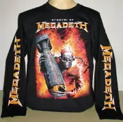 Megadeth Arsenal Of Long Sleeve T-Shirt Size M XL 2XL XXL Thrash Metal Band New!