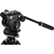 Benro S2 PRO Flat Base Fluid Video Head Tripod Head with Pan Arm 5.5 lb Max