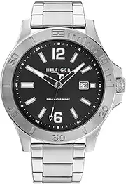 [Tommy Hilfiger] Analogue Quartz Watch for Men with Silicone, Ocean Plastic or Stainless Steel Bracelet