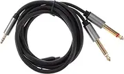 TEHAUX Audio Splitter Cable to High Fidelity Stereo Audio Cable for Laptop CD Player and Speakers Durable Connectors