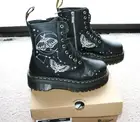 Dr Doc Martens Jadon 8 Eye Celestial Moth Lace Up Zipper Boots Women US 6 /Men 5