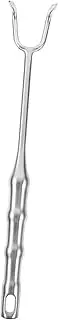 Happyyami Kitchen Meat Flipper Hook Stainless Steel Meat Turner for BBQ Grilling Food Processing Handle