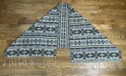 Rue 21 Shawl Women's Geometric Print Fringe Shawl Aztec Shapes 71” X 27” NWT