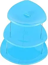 FIXOSHEE Cake Stand Tray Display Shelf Riser Cake Display Organizer Stand Treat Stand Display Stand for Food Display Riser Table Cake Stand Cake Table Stand Snack Stand Blue Plastic