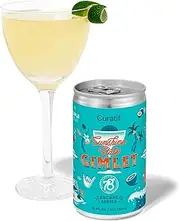 Curatif Sunshine State Gimlet Cocktail - 19.4% ABV - Ready to Serve Cocktails - 130ml each
