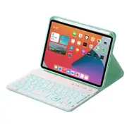Keyboard Case iPad Mini 6 Wireless Magnetic Detachable Backlight Keyboard-Mint Green