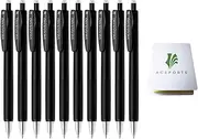 ZEBRA SARASA NANO 0.38mm Gel Ballpoint Pen 10 Pack (Black) with Sticky Notes