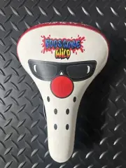 Throne Fools Gone Wild Seat (RARE) Brand New Saddle White Red Clown