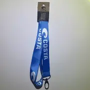 Costa Del Mar Lanyard With Swivel Snap Hook Blue LY46 Key Chain
