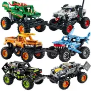 LEGO Technic 42134 Monster Jam Dragon Truck Toy 2 in 1 Pull Back Vehicle 7+