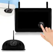 RV Backup Camera Wireless 7" 1080P DVR Rear View Camera Compatible with Furri...
