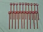 Vintage Coca Cola Coke Promotional Lot of 20 Swizel Sticks