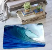 3D Blue Waves Spray NAO6838 Game Rug Mat Elegant Photo Carpet Mat Fay