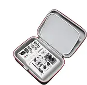 RLSOCO Carrying Case for Yamaha AG06/AG03/MG06X/MG06 & Mackie 402VLZ4 Compact Mixers - Black, Compact