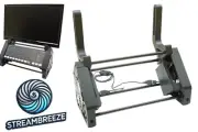 Cooling Fan Pro Streamer Stand Tower + Monitor Holder for ATEM Mini Extreme