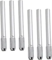 TEHAUX 2sets Stainless Steel Pencil Extender Pencil Lengtheners for Students Office Portable Set 6pcs*2