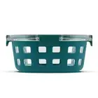 Duraglass Meal Prep Container, 7 cup- Glass Food Storage Container with Silic...
