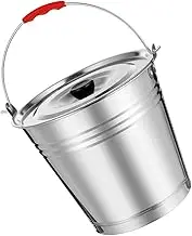 ORFOFE 1 Set Stainless Steel Ice Bucket with Lid Beverage Storage Container for Parties Wine and Ice Cubes Durable Water Pail with Handle for Easy Carrying Multi Functional Party