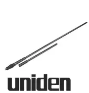 UNIDEN AT970BK TWIN PACK UHF CB ANTENNA 6.6dBi + 3.0dBi Whip BLACK 6.6DBi 3DBI