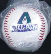 90s Arizona Diamondbacks Official MLB National League Rawlings Team Logo Ball
