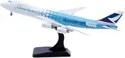 Pre-Built Model Aircraft 8CM Cathay Pacific for Boeing B747-8F B-LJA 1:400 Finished Airplane Replica Highly Detailed Airliner Model Miniature Airplane Model