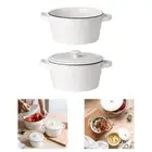 Serving Bowl Ceramic Fruit Container Dessert Bowl for Yogurt Snacks Oatmeal