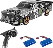 KAIMIO 35KM/H 1:16 4WD High Speed RC Drift Car,RTR RC Truck with RGB Strip Lights, Waterproof 2.4GHZ Hobby Class RC Vehicles for Beginners and Adults (2188A)