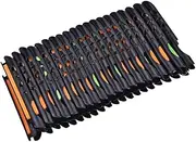 Fishing Line Holder for Rod, 40pcs Outlast Sponge Padded Plastic Coiling Plate, Includes Fishing Rod Bobbin, Fits 19-22.5mm Diameter