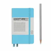 Leuchtturm1917 Agenda Notebook Pocket A6 Grid- Light Blue