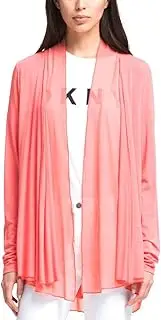 [DKNY] Womens Coral Draped Open Front Blazer Jacket US Size: M