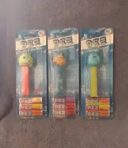 Lot of 3 Disney Pixar PEZ Dispenser Nemo, Mike, & Sully Sealed NIP