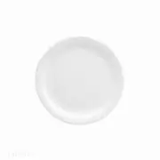 Oneida F9000000143 Buffalo Cream White 9.5" Narrow Rim Porcelain Plate - 2 Doz