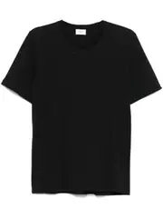 [Saint Laurent Paris] Saint Laurent Paris-T-Shirt In Cotone Con Ricamo Cassandre-Uomo XXL