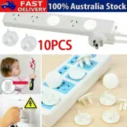 10 x Electric Outlet Point Plug Cover Power Board Cover Power Socket Kid Safety~