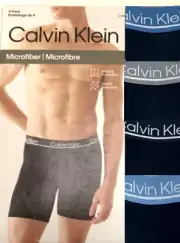 Calvin Klein NP2447O004 Microfiber 4-Pack Boxer Brief Size S
