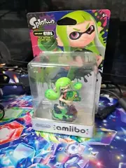 Nintendo Amiibo Splatoon Green Inkling Girl Figure - NEW SEALED RARE Authentic!