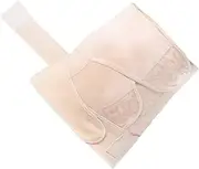 [TINEASUR] Postpartum Belly Belt Shaping Belt Lace Belt Underbust Corset Tummy Control Belts Postpartum Waist Band Elastic Belt for Women Lace Corset Pregnant Beige Cotton