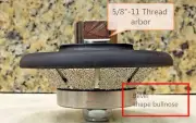 1 1/4" Bevel Bullnose 30 MM Router Bit Ceramic Granite Ceramic concrete lapidary